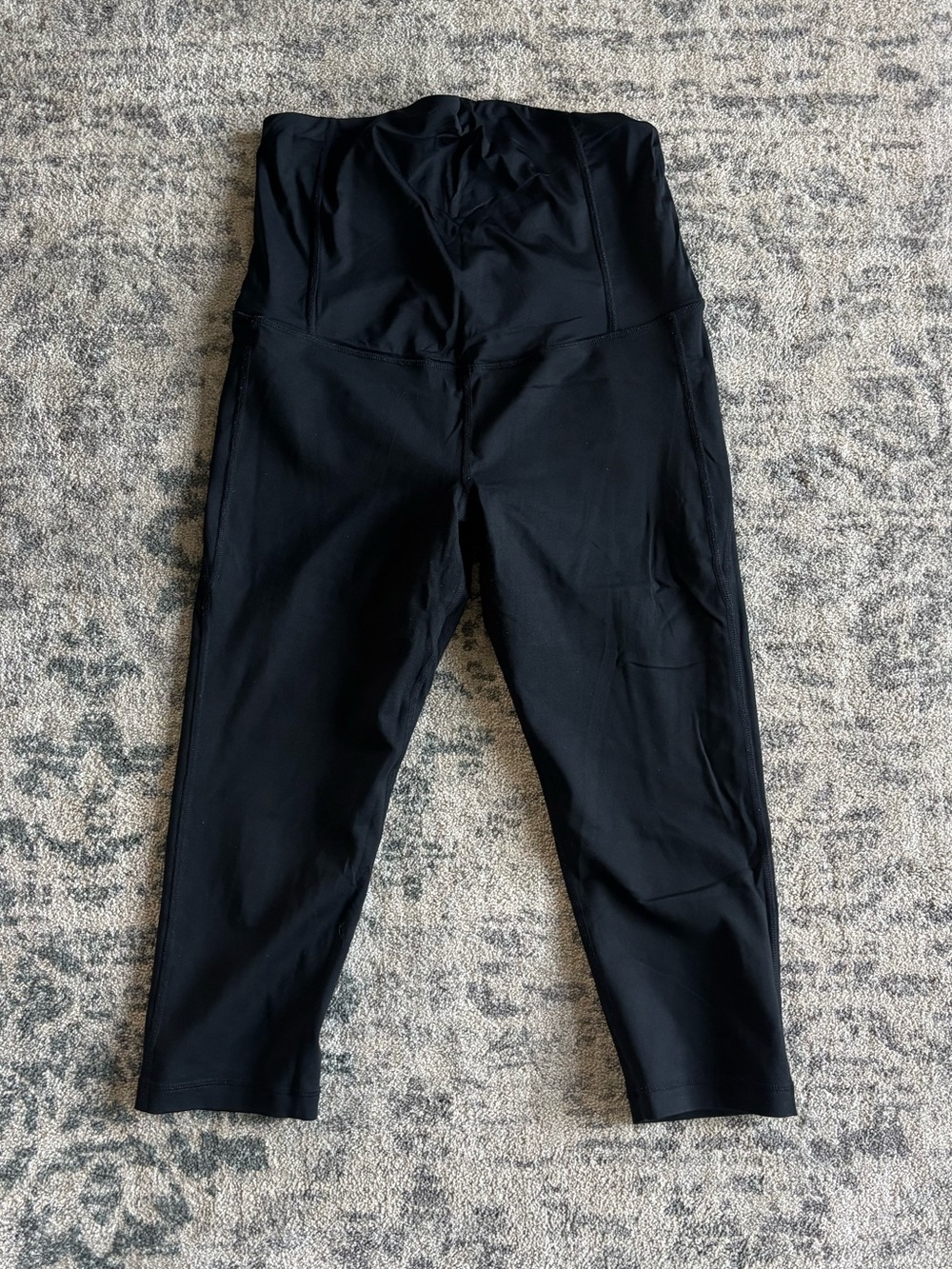 Isabel Maternity by Ingrid & Isabel Black Maternity Jogger Crops